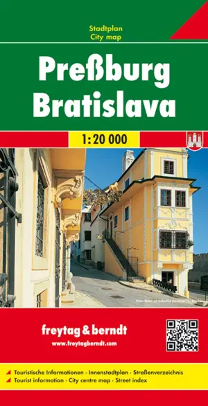 Stadsplattegrond Bratislava
