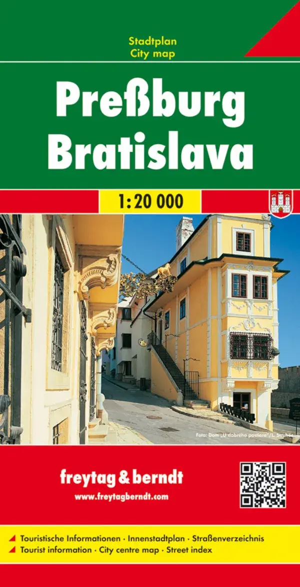 Stadsplattegrond Bratislava