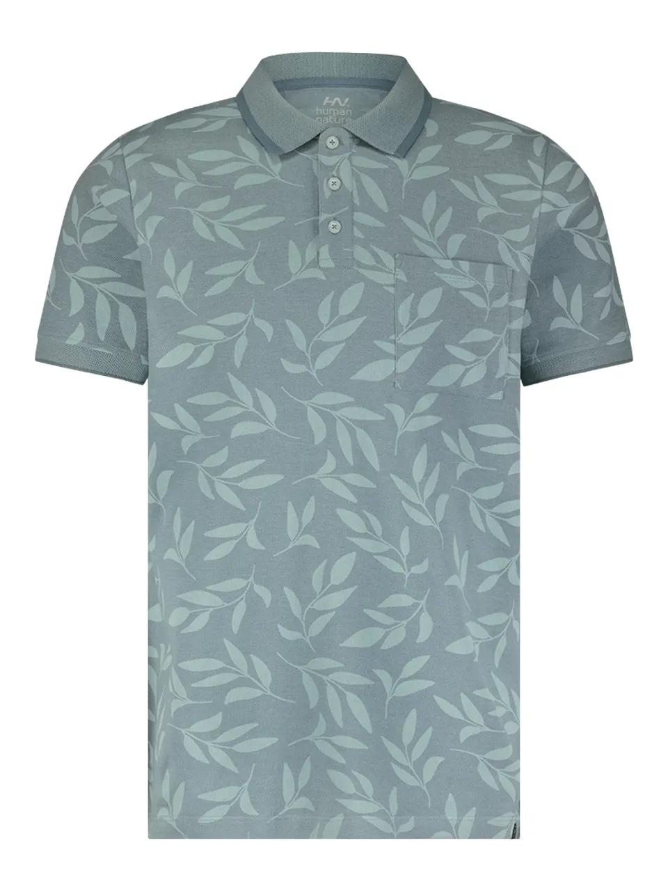 ANWB  Hampton  Polo heren  Human Nature  Lichtblauw   XL