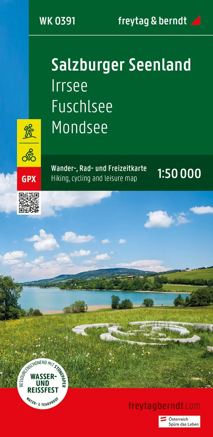 Wandelkaart WK0391 Salzburger Seenland