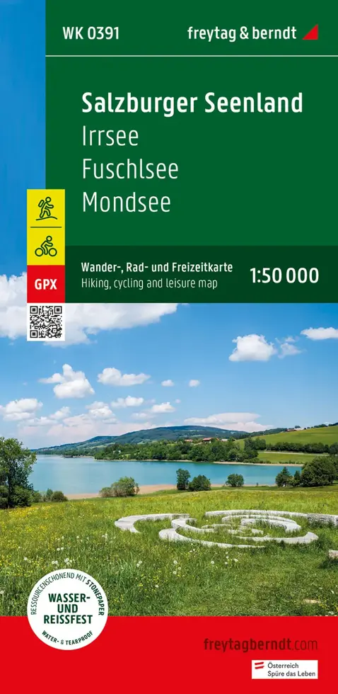 Wandelkaart WK0391 Salzburger Seenland