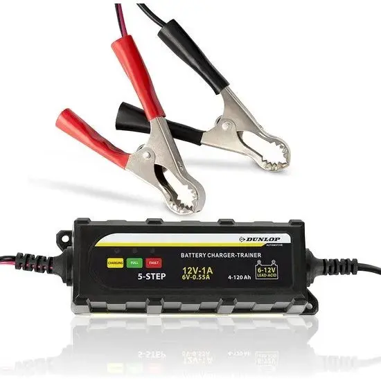 Acculader 6/12V 6 fasen IP65