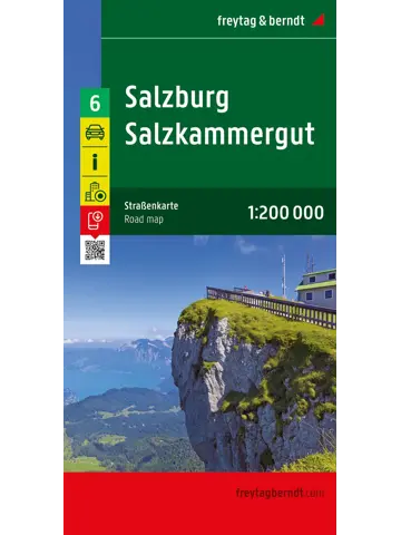 Wegenkaart Oostenrijk 6 - Salzburgerland