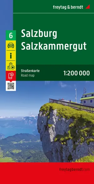 Wegenkaart Oostenrijk 6 - Salzburgerland