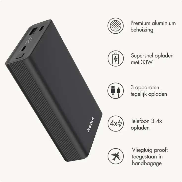 Mini Powerbank 20.000 mAh