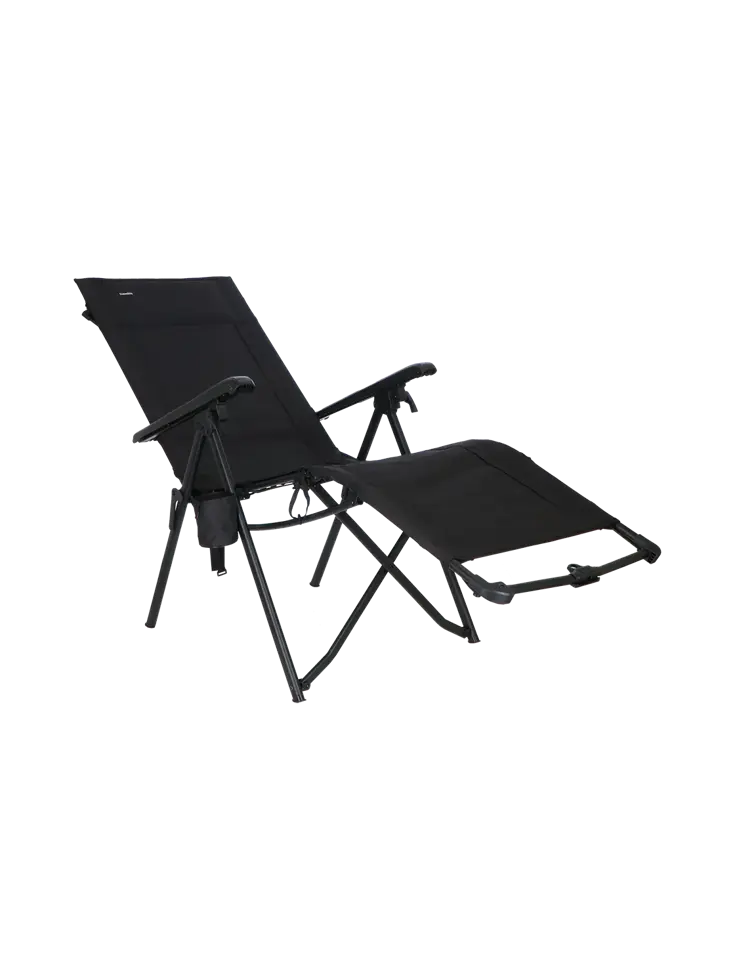 Festo relaxstoel vouwbaar graphite black