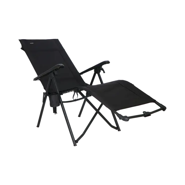 Festo relaxstoel vouwbaar graphite black