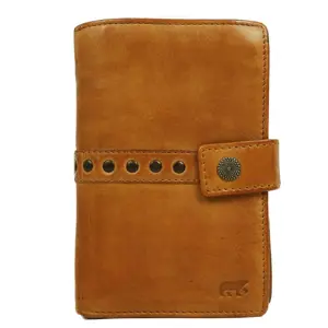 Sanne - Portemonnee - Leer - Overslag - Studs