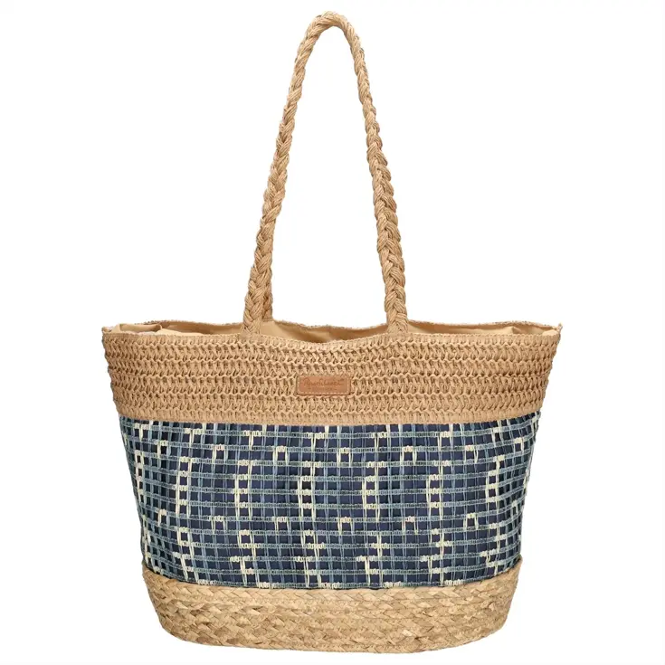 Natural Life - Strandtas riet - Groot