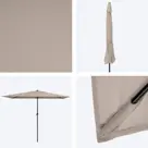 LifeGoods Parasol - 270x180cm