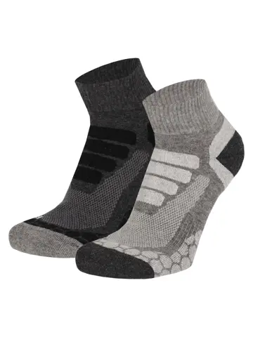 2 paar - Quarter Wandelsokken