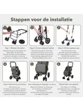Boodschappentrolley deluxe – 60 liter