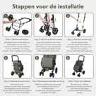 Boodschappentrolley deluxe – 60 liter