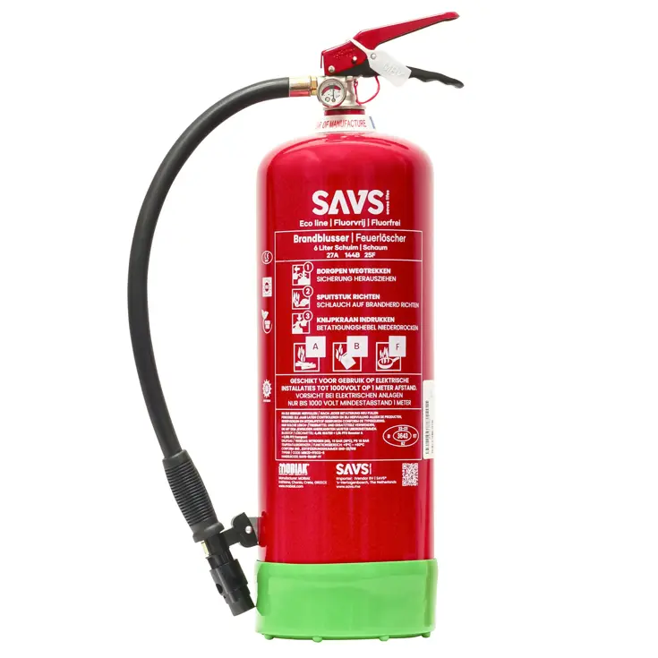 Brandblusser Vetblusser 6 liter - PFAS vrij