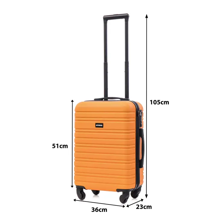 Kofferset S ABS 39L met TSA-slot en 360° wielen