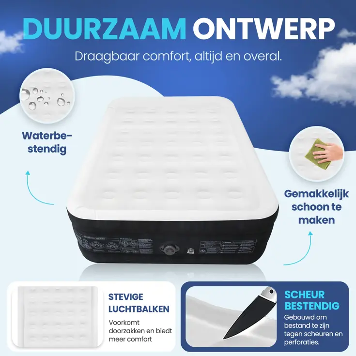 FLOAT Tweepersoons luchtbed - VersaVento