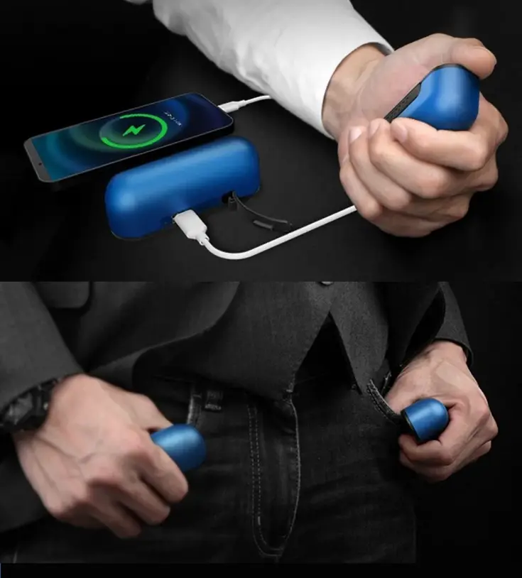 Herbruikbare Handwarmers met Powerbank