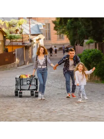 LifeGoods Bolderkar - 100KG - 200L