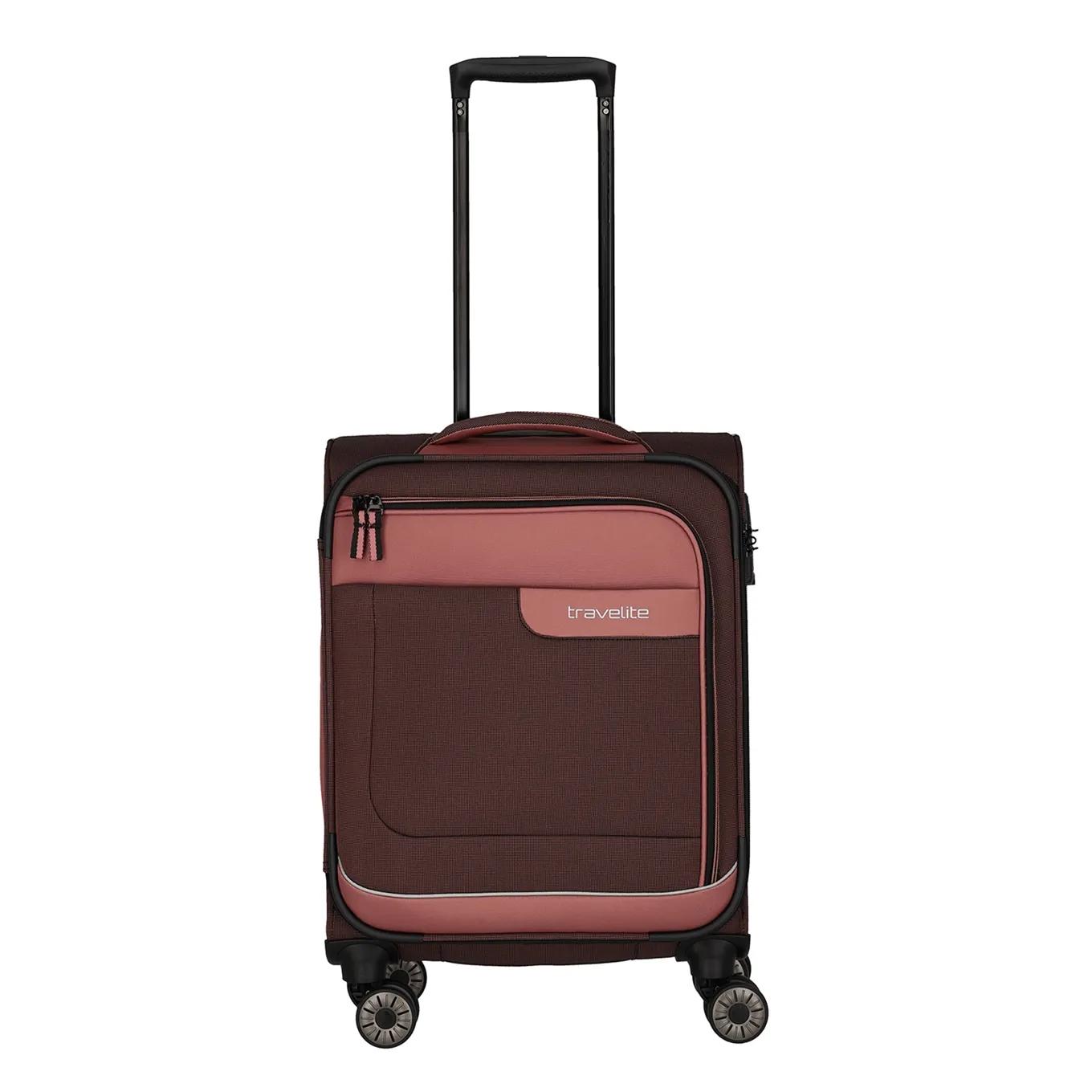 Travelite  Viia 4 Wheel Trolley S rose Roze  Roze main product image