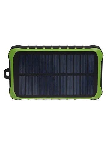PSO10012 Zwart Powerbank Solar en Crank