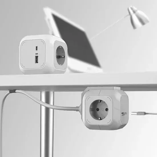 Stekkerdoos 4‑voudig met USB & USB‑C 1,4 m