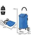 Foldable Boodschappenwagen 45 liter