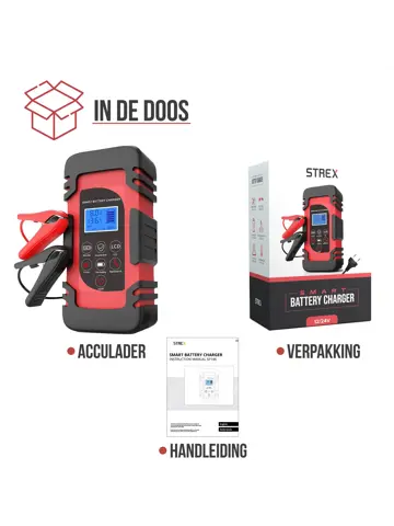 Acculader 12/24V - 4/6/8A