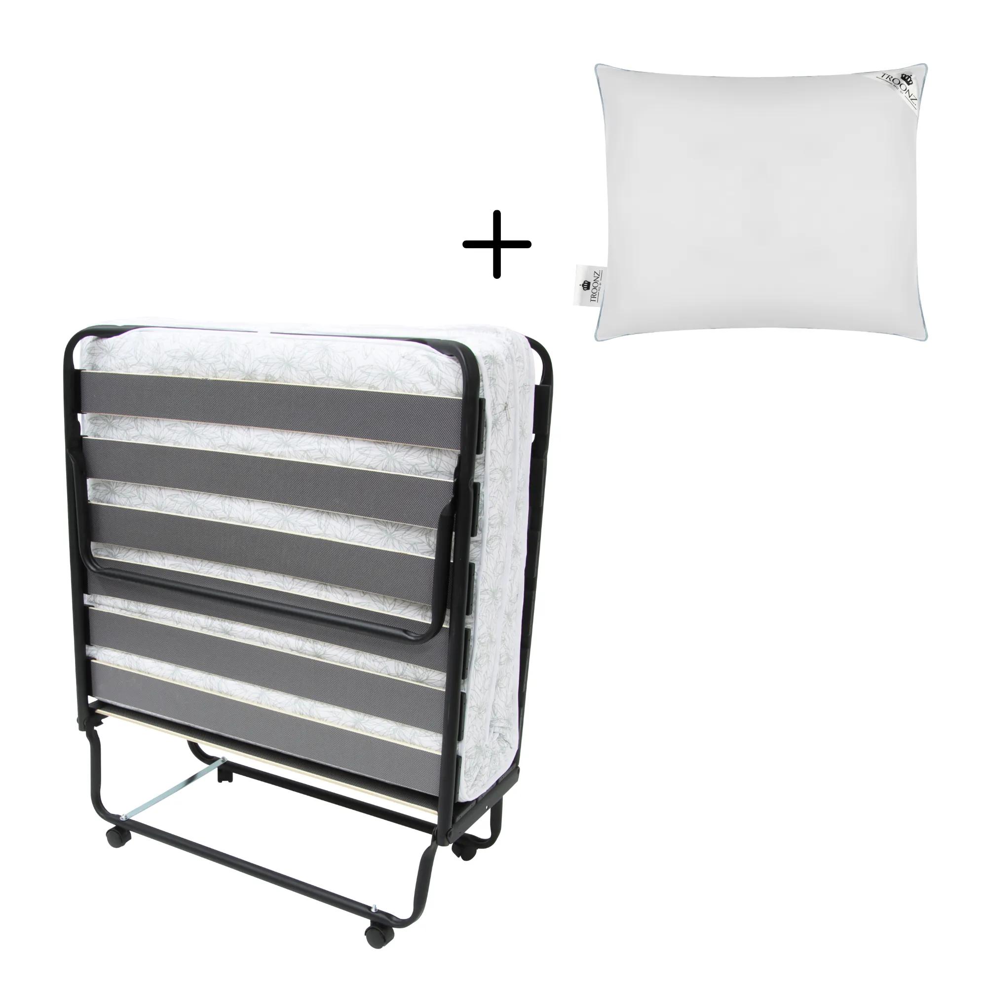 Troonz  Opklapbed Morena  90 x 200 cm  Set  Zwart main product image