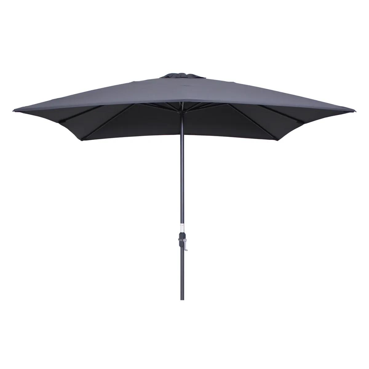 Garden Impressions Lotus 250x250 Stokparasol   Grijs
