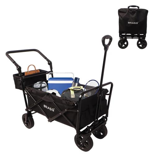 Bolderkar  Deluxe- Opvouwbaar - 100kg -Zwart