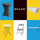 BRASQ Inklapbare Vouwtafel - 180x70x74cm