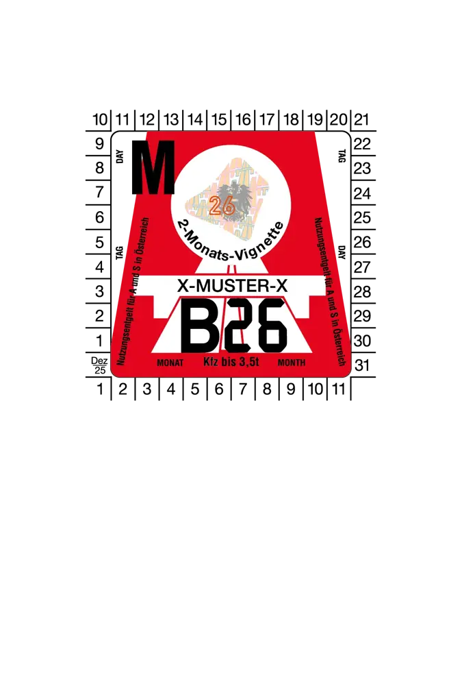 Vignet Oostenrijk Auto 2 maanden 2026 - ANWB