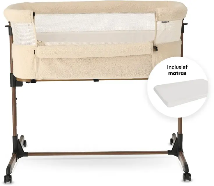Snoozy Teddy Co Sleeper - Verstelbaar frame