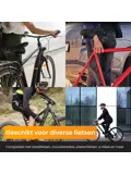Fietszadel met Waterdichte Zadelhoes