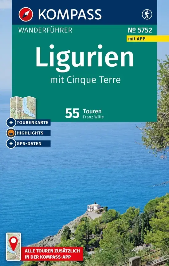 Kompass Wanderführer 5752 Ligurien
