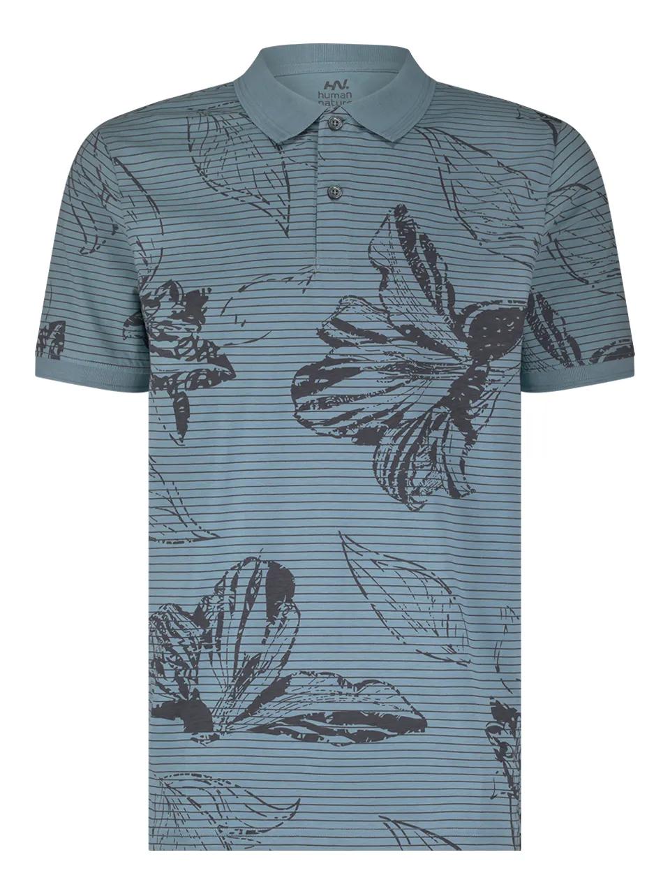 ANWB  Fimber  Polo heren  Human Nature  Lichtblauw   XXL