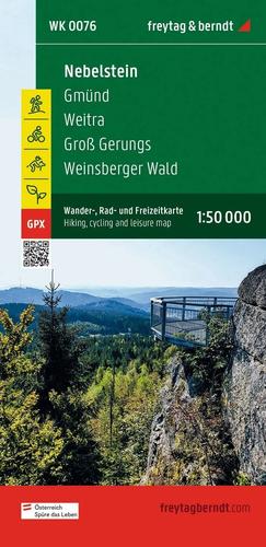 Wandelkaart WK076 Nebelstein - Gmünd