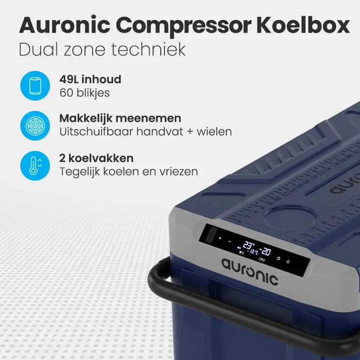 Compressor Koelbox – 49L – Blauw