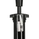 Fietspomp met drukmeter - Zwart