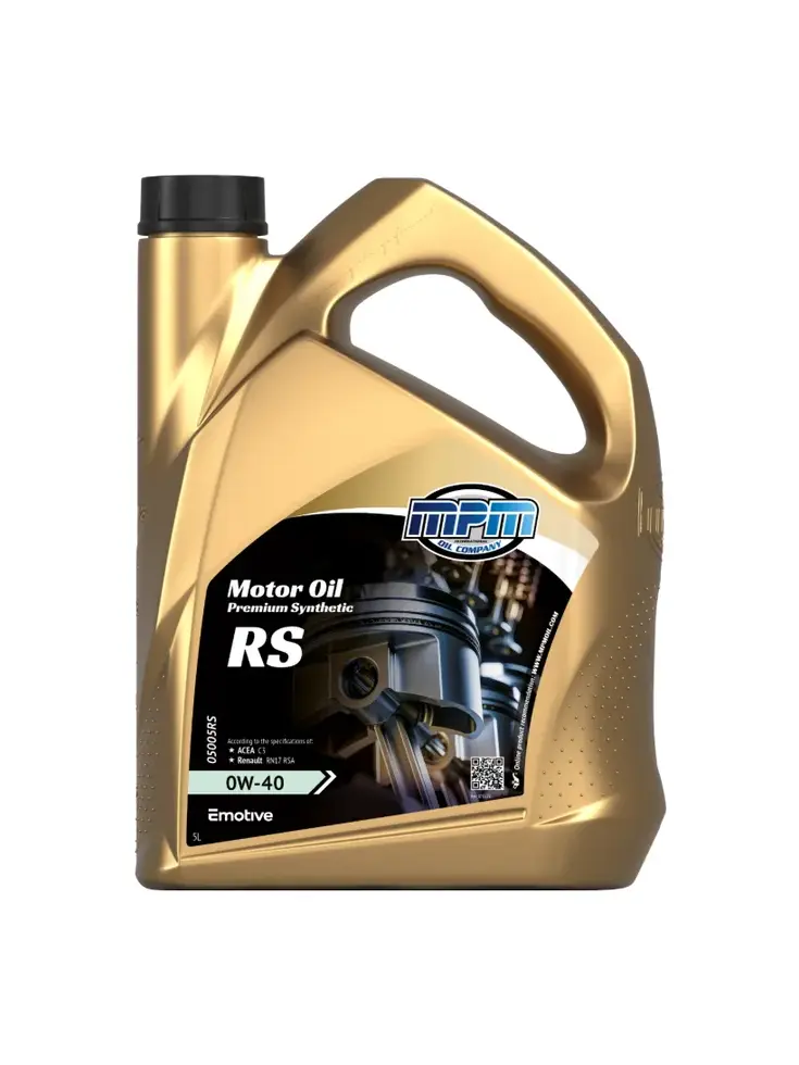Motorolie 0w40 premium synthetic renault