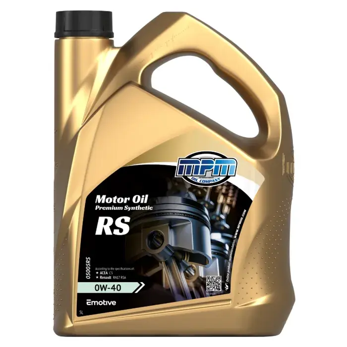Motorolie 0w40 premium synthetic renault