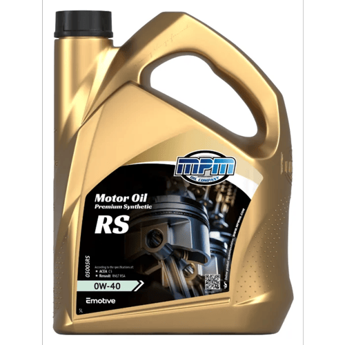Motorolie 0w40 premium synthetic renault