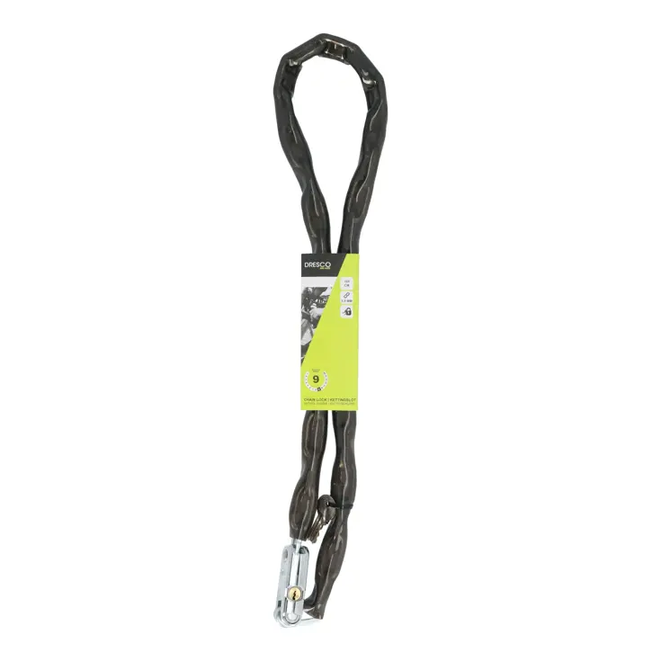 Kettingslot 105 cm met geharde schakels en hoes