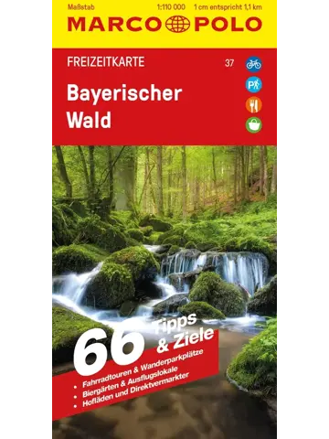 Toeristische kaart FZK 37 Bayerische Wald