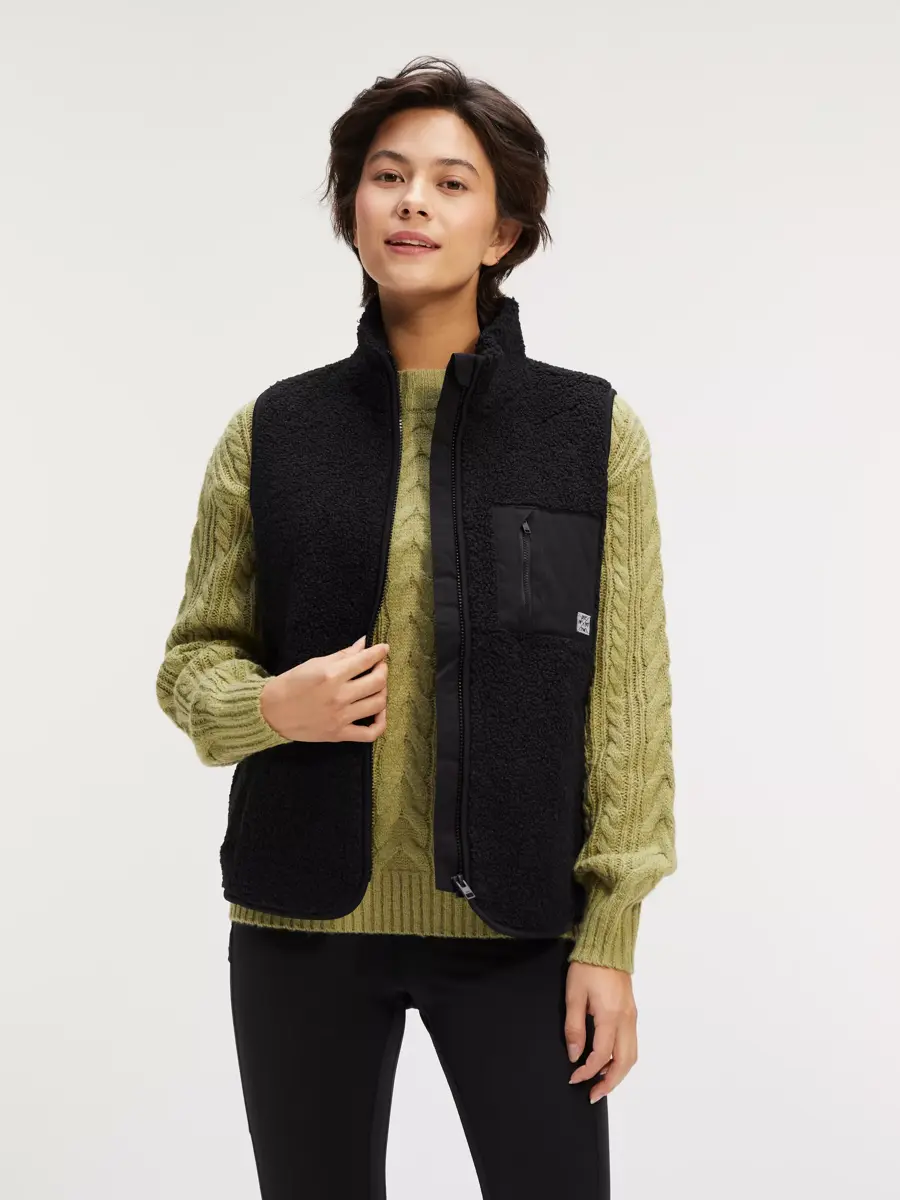 Uras – Fleece bodywarmer dames – Human Nature