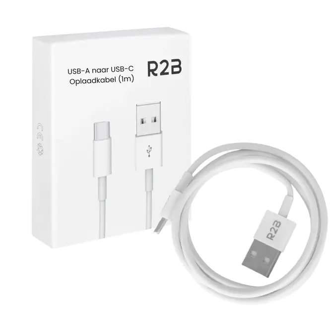 R2B USB-A naar USB-C Kabel - 1 Meter