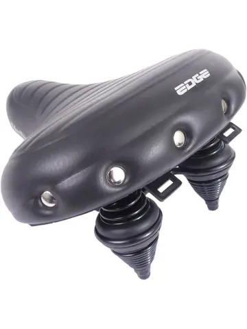 Edge Fietszadel Urban Xl Wave - Zwart