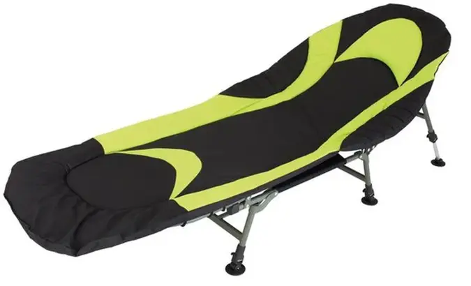 Eurotrail Kampeerbed Queen - Zwart/Lime