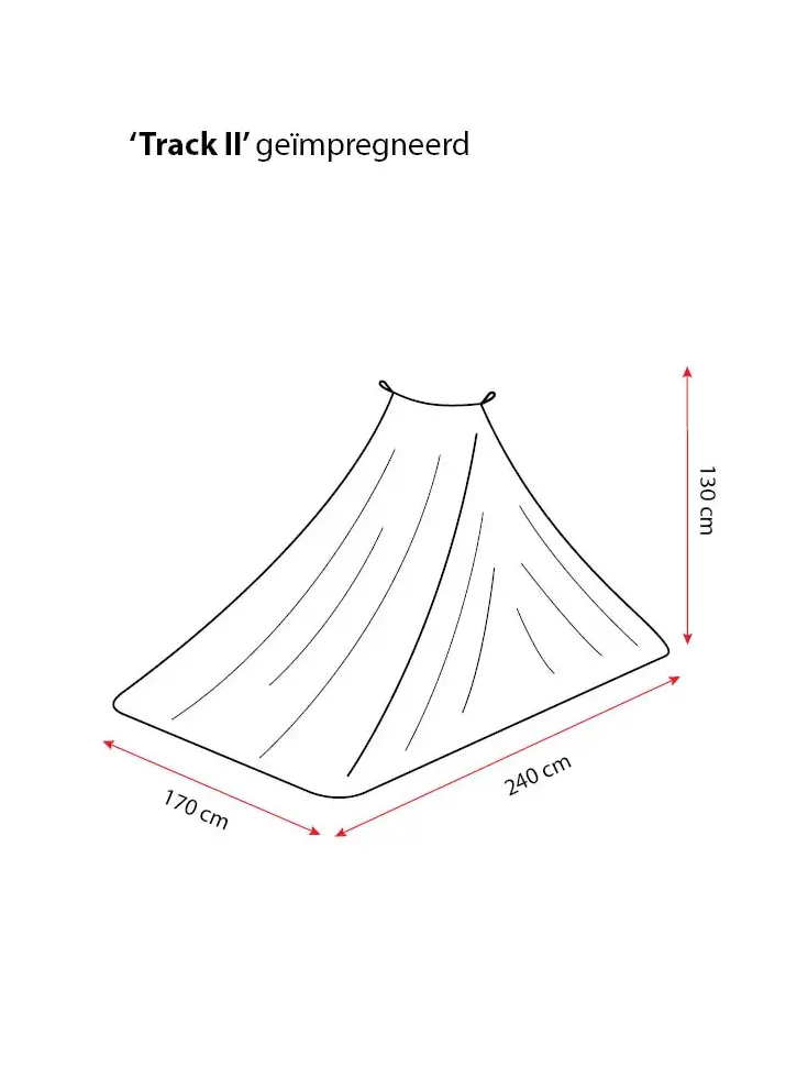 Reisklamboe Track II geïmpregneerd