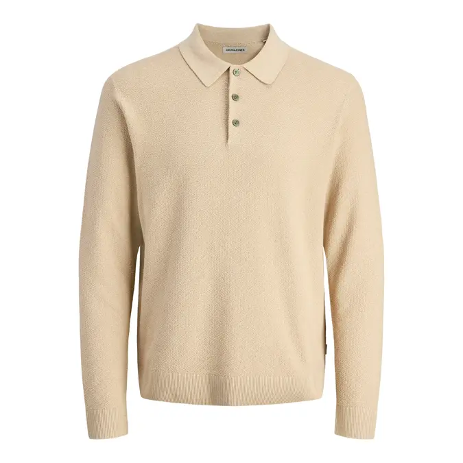 Heren Sandri Knit Polo LS Jack & Jones